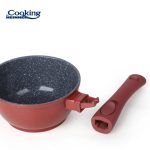 CASEROLA ALUMINIU+CAPAC 16x8CM, 1.3 L, CALABRIA, COOKING BY HEINNER - imagine 4