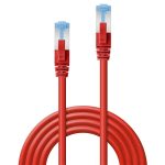 Cablu Lindy 1m Cat.6A S/FTP LSZH Network Cable, Red RJ45, - imagine 2