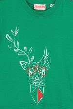 TRICOU  CERB FAMILIE COPII   K GREEN-12 - imagine 3