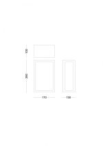 Aplica pentru exterior Philips ALZOR, 1xE27, max 25W, IP44 ,260x170x100mm, - imagine 3