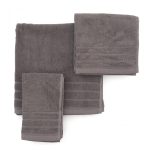 Prosop de baie Soft Grey, bumbac 500 gr, 30x50 cm - imagine 3