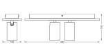 Spot LED dublu ajustabil Ledvance DECOR MERCURY, 2xGU10, 2x3.4W, 460 - imagine 3