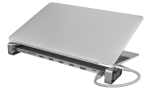 Hub USB Trust Dalyx, USB-C, 10 porturi, HDMI, RJ-45, Argintiu - imagine 15