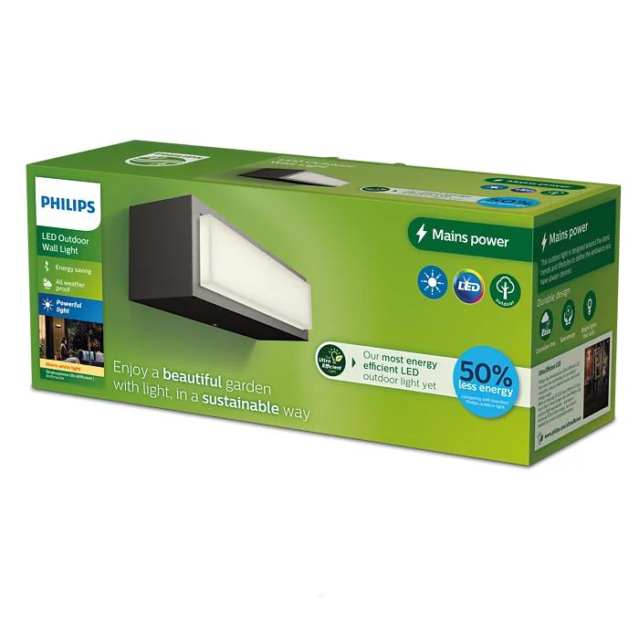 overlay_067fbfab3d6047fe545c39cefb3db272.jpeg Aplica LED pentru exterior Philips STRATOSPHERE, 3.8W, 800 lm, lumina - imagine 1
