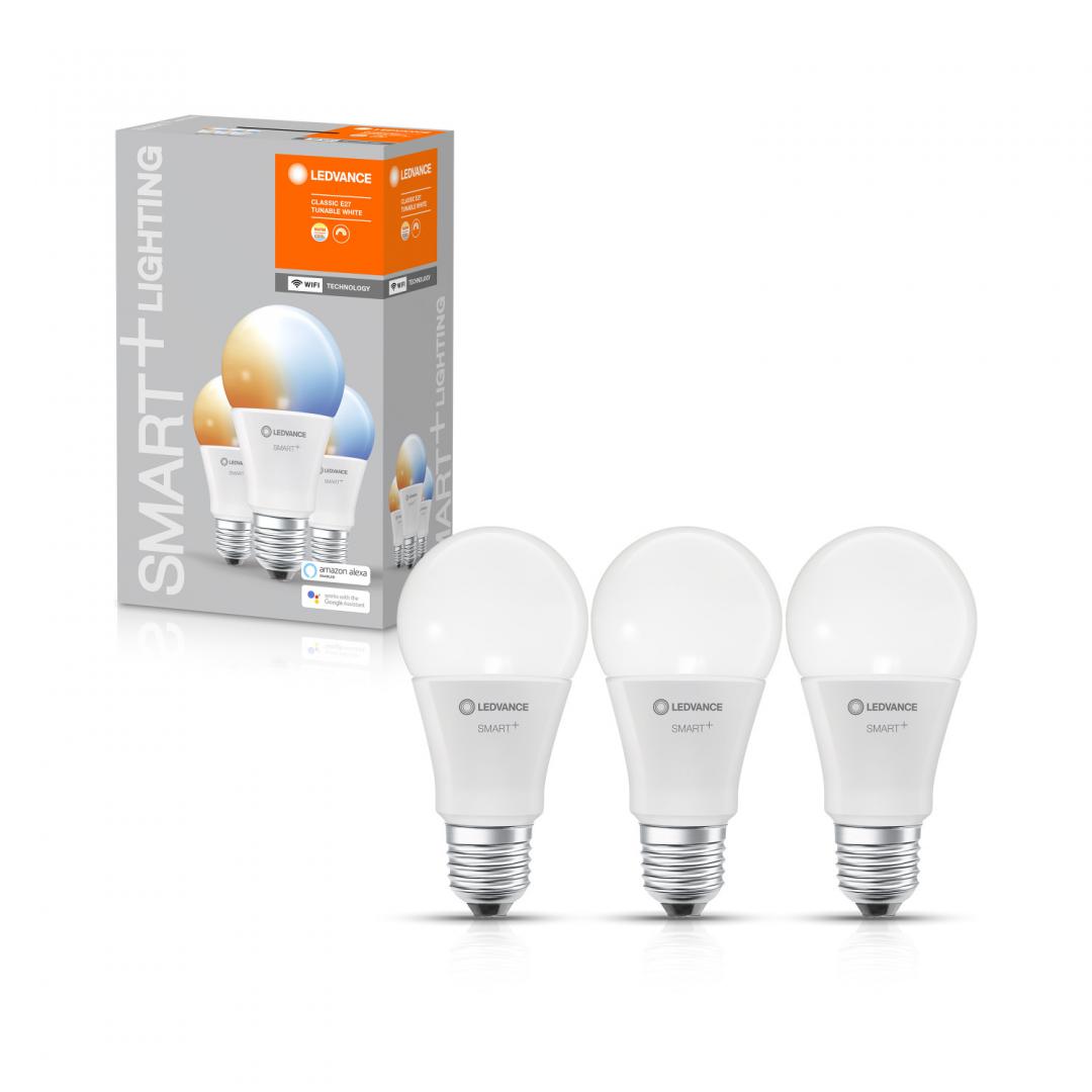 overlay_06de4a65c7f7c7180d6a3143999d85c8.jpg 3 Becuri LED inteligent Ledvance SMART+ WiFi Classic Tunable White - imagine 1