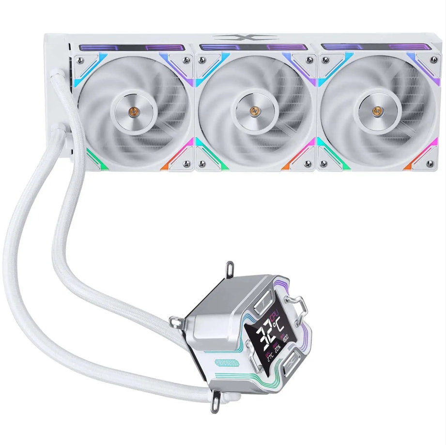 overlay_06ec1652222528be131cc453d40dcf70.png Cooler Procesor 1stPlayer X-Starship 360E-wh, display de 2,4 inches, aRGB, - imagine 1