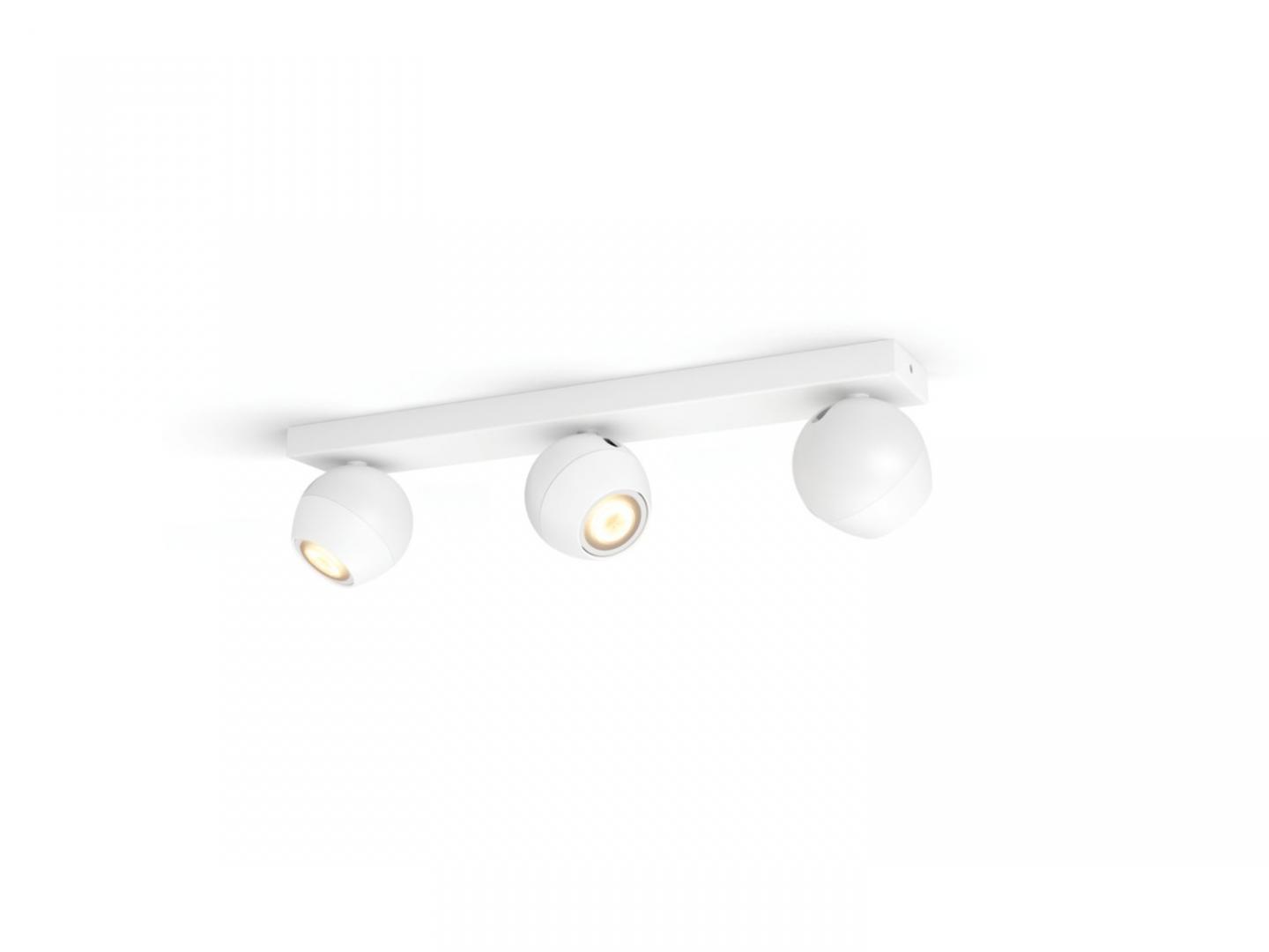 overlay_06ffbfacc026957d86e2ce937f8f14c3.jpeg Spot LED Triplu Philips Hue Buckram, Bluetooth, 3xGU10, 3x5W, 1050 - imagine 1