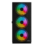 Carcasa nJoy Kona, Mid Tower NEGRU - imagine 3