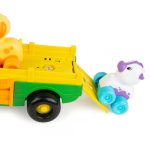 TRACTORAS CU REMORCA, ANIMALUTE SI SUNETE, JOHN DEERE - imagine 5