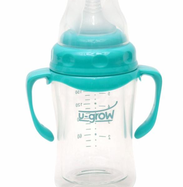 Biberon din Sticla 120 ml Gat Larg U-GROW A-1055