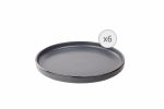 SET 6 FARFURII DESERT, CERAMICA 20 CM, CALYPSO, ART OF
