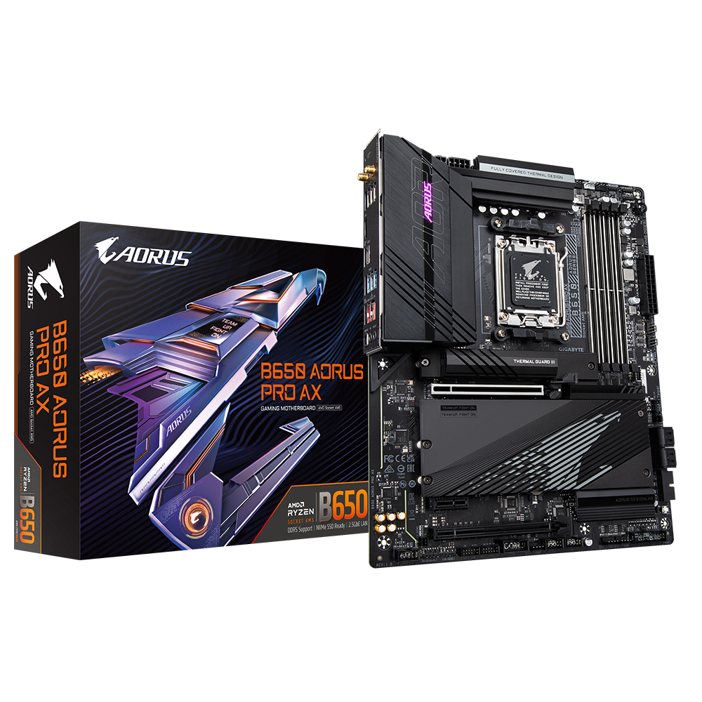 overlay_0a29d5ef61754e88334acfc427ae8f2c.png Placa de bază Gigabyte B650 AORUS PRO AX AM5 - imagine 1