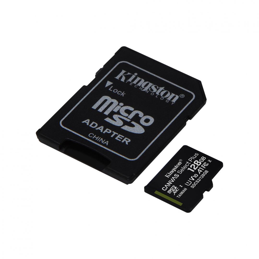overlay_0a3b3ec21cf2fbd3e76f31f81b1d09b4.jpg Card de Memorie MicroSDXC Kingston Canvas GO Plus, 128GB, Adaptor - imagine 1