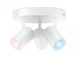 Spot LED RGB WiZ Imageo, Wi-Fi, Bluetooth, control vocal, 3xGU10,
