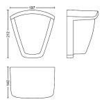 Aplica pentru exterior Philips Kiskadee, 1xE27, max 42W, IP44 ,140x197x212mm, - imagine 3
