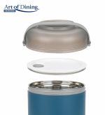 CASEROLA TERMICA 600 ML, LOCA, ALBASTRU, HEINNER - imagine 2