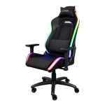 Scaun gaming Trust GXT 719 Ruya, iluminare RGB, 5 roti, - imagine 2