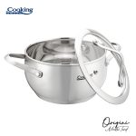 CRATITA INOX+CAPAC 16X9 CM, 1.8L, NICOLAI TAND, ORIGINI, COOKING BY - imagine 2