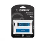 Memorie USB Kingston Keypad 200 16 GB, USB 3.2, Albastru - imagine 4