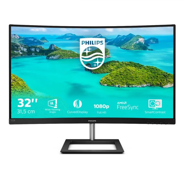 Monitor Philips 31.2" 322E1C/00, Curvature: 1500R, Diagonal (inch): 31.2, Diagonal