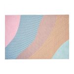 Covor printat, RAINBOW  200x300 cm, lavabil cu spate antialunecare,
