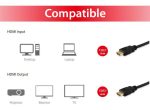 EQUIP 119350 HDMI 2.0 Cable, 1.8m, 4K/60Hz, 18x8x1800mm - imagine 3