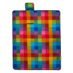 PATURA PICNIC FLEECE 150X180 CM RAINBOW - imagine 2