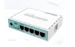 MIKROTIK 5-PORT GIGABIT ETHERNET ROUTER, RB750GR3, 5*10/100/1000Ethernet ports, CPU nominal - imagine 2