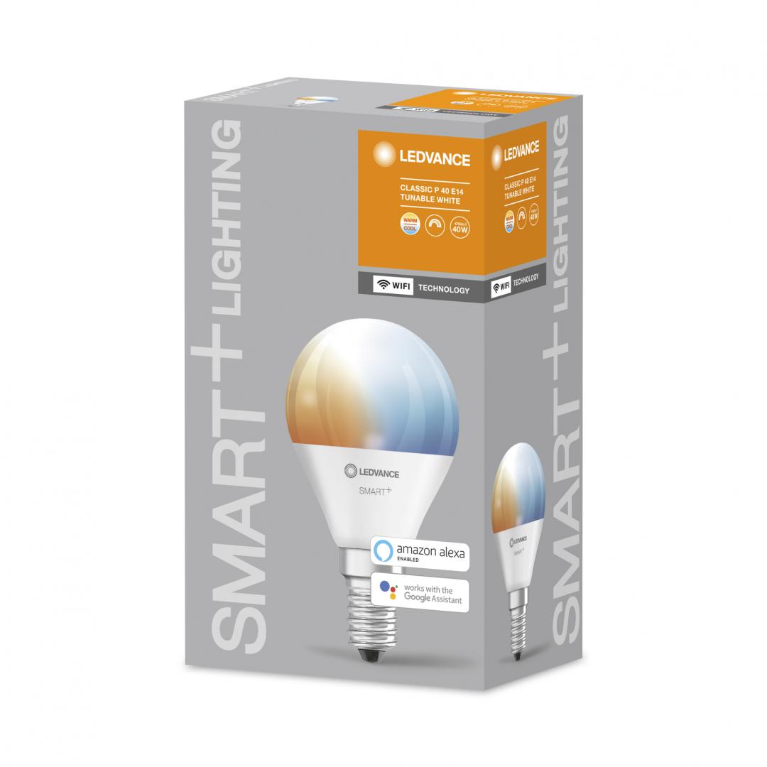 overlay_0d6749b4ff2c8aaea8efab06e7722902.jpg Bec LED inteligent Ledvance SMART+ WiFi Mini Bulb Tunable White - imagine 1