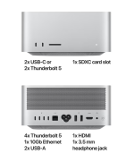 Apple Mac Studio M4 Max (CPU 16-core, GPU 40-core, Neural - imagine 3