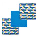 SET 3 PROSOAPE MICROFIBRA 40X40CM ANANAS - imagine 2