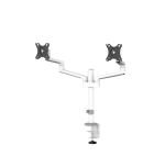 Brat dublu monitor Neomounts DS60-425WH2; pentru display-uri cu diagonale 17"-27",