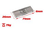 Mini set scule Pegas 8 in 1 otel Cr-V, imbus - imagine 2