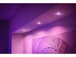 3 Spoturi LED RGB incastrate Philips Hue Centura, Bluetooth, GU10 - imagine 3
