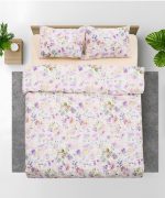 Lenjerie dubla 100% bumbac,4 piese, Alma - imagine 3