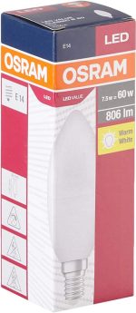 Bec LED Osram Value Classic B, E14, 7W (60W), 806 - imagine 2