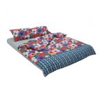 Lenjerie dubla 100% bumbac 4 piese, Nora - imagine 2
