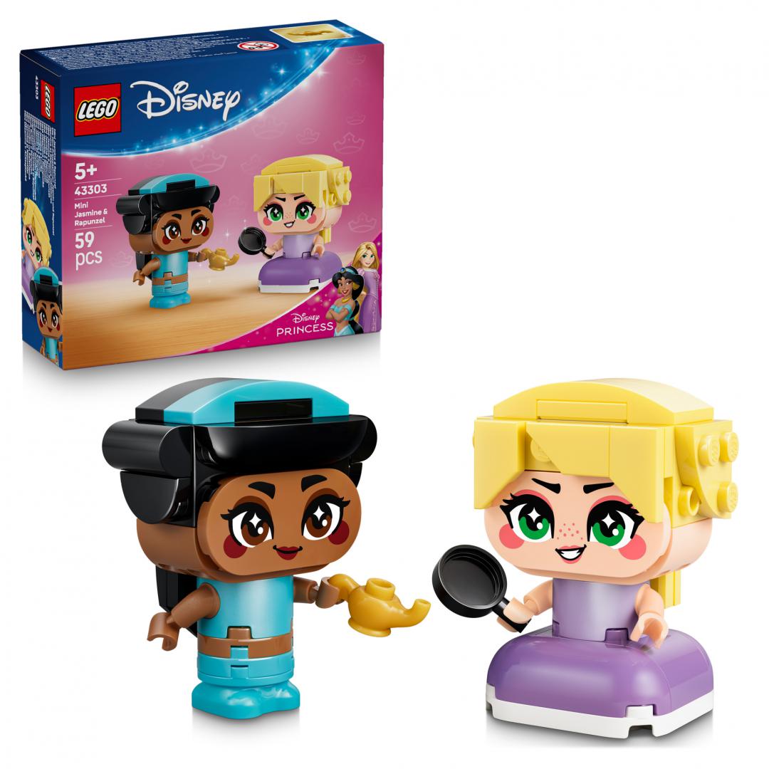overlay_1088e2662f91fd42af2ae7f257cca17f.jpg MINIPRINTESELE JASMINE SI RAPUNZEL LEGO43303 - imagine 1