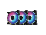 Ventilatoare Carcasa PRO GAMING 3x120mm ARGB NEGRU - imagine 4