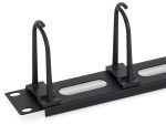 TRITON Inele organizatoare de cabluri ,1U,5 x big click-in ring,oval - imagine 2