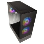 Carcasa Lian Li Lancool 205, RGB, Mid Tower, Black - imagine 2