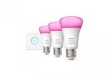 Pachet 3 Becuri LED RGB inteligente Philips Hue A60, Bluetooth, - imagine 2