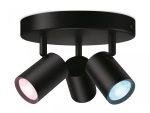Spot LED RGB WiZ Imageo, Wi-Fi, Bluetooth, control vocal, 3xGU10,