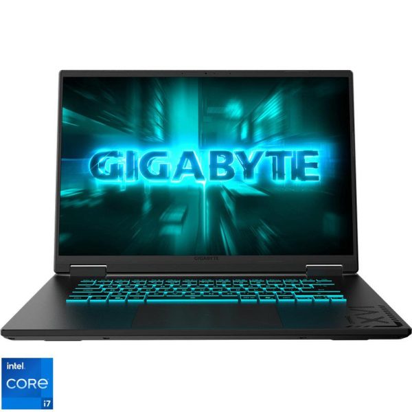 Laptop Gaming GIGABYTE A16, cu procesor Intel Core i7-13620H, 16''