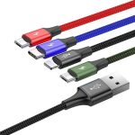 Cablu Baseus CA1T4-B01 1.2m, negru - imagine 2