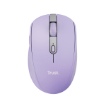 Mouse Wireless TRUST Ozaa, 3200 dpi, Liliac - imagine 3