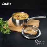 CASEROLA INOX+ CAPAC 16X9 CM, 1.8 L, NICOLAI TAND, ORIGINI, - imagine 4