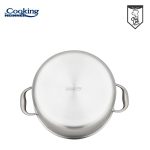 SEMIOALA INOX+CAPAC STICLA IN 3 STRATURI 24x12 CM, 5 L, - imagine 4