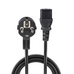 Cablu alimentare schuko Lindy IEC C13, 3m, negru  Description - imagine 3
