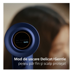 Uscator de par PHILIPS cu ThermoShield Advanced Seria 8000 BHD839/00, - imagine 3
